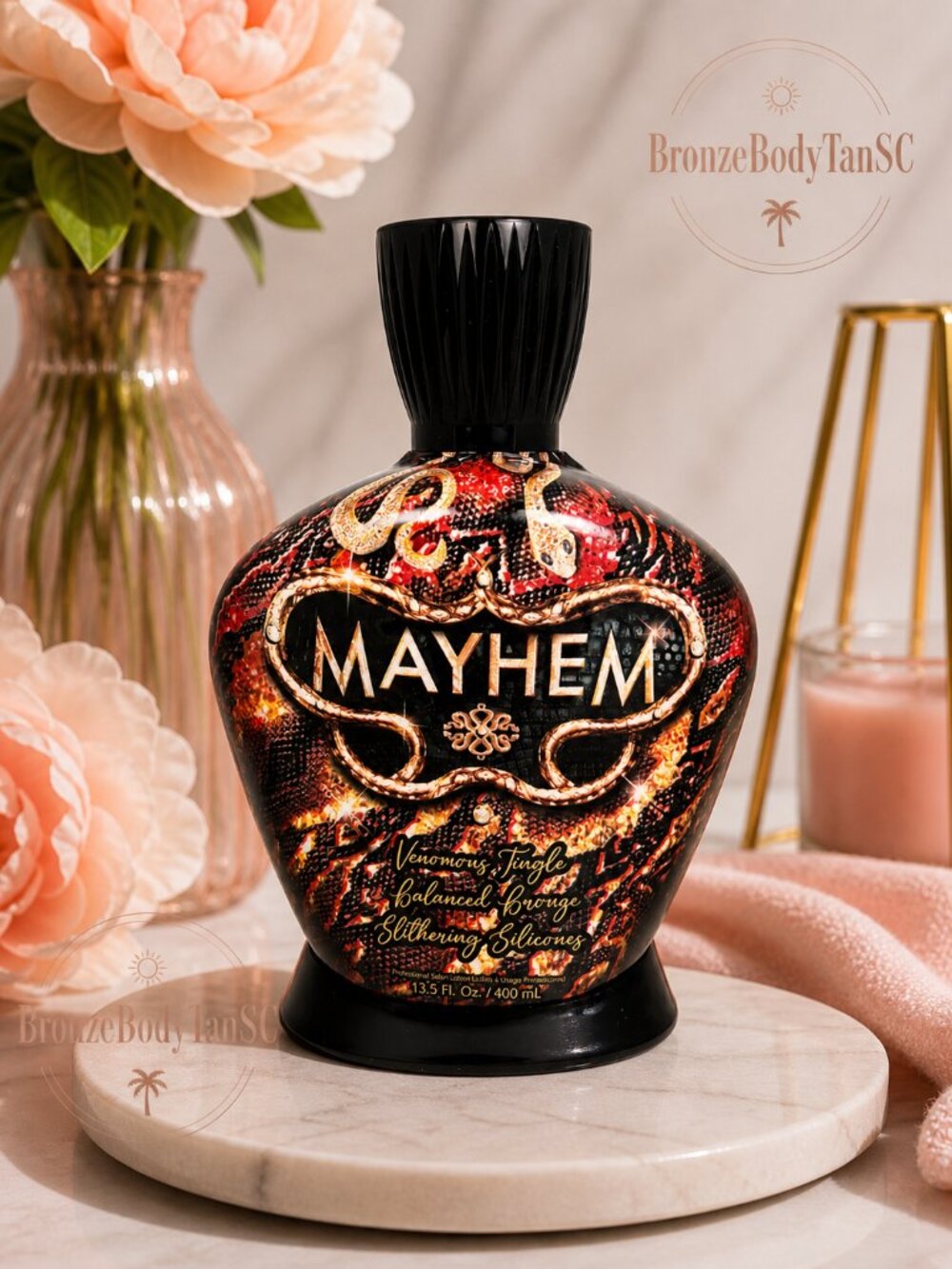 ☀️ Mayhem ☀️ Designer Skin - Hot Tingle Bronzer Tanning Lotion 13.5oz